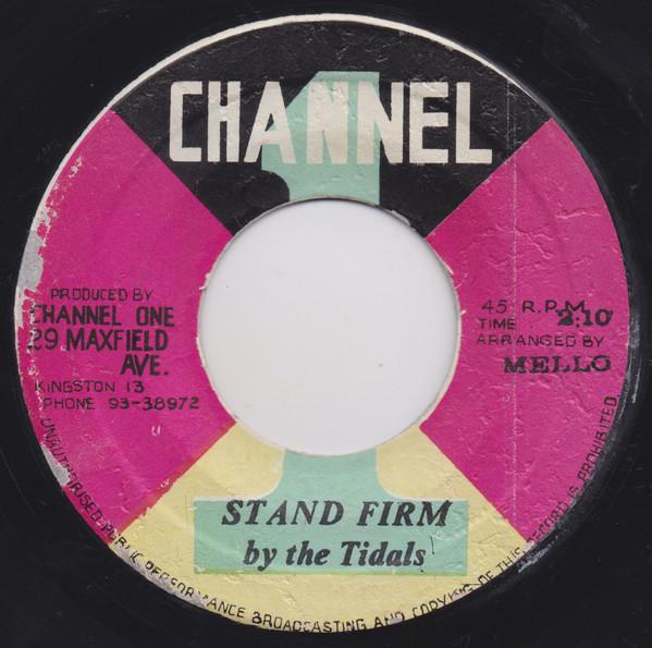 

7inch Record TIDALS Stand Firm NONE Channel One 1973 Jamaica Reggae Ska Dub Used
