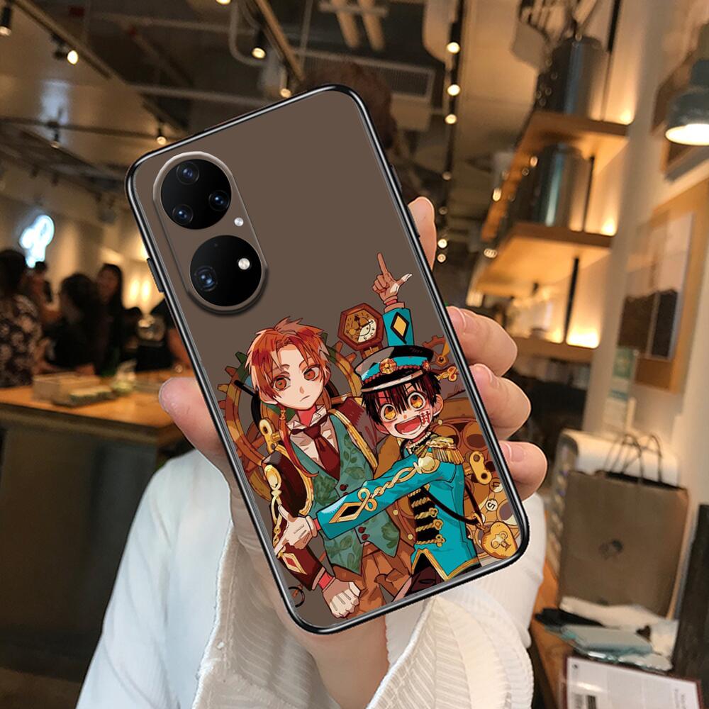 Toilet-bound Hanako-Kun Anime Phone Case For Huawei P50 P40 P30 P20 10 9 8 Lite E Pro Plus Black Etui Coque Painting Hoesjes Com