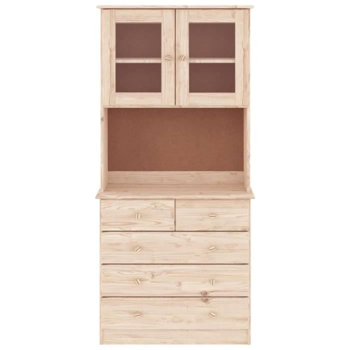 VidaXL Buffet ALTA 77x35x165 Cm Solid Pine Wood 3187779