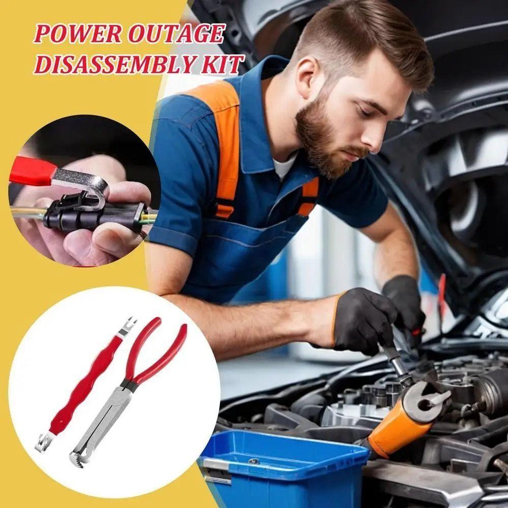 Nonslip Electrical Disconnect Pliers Set Rapid Electrical Connector Removal Tools  Automotive Hose