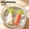 Baby Gum Massage Tool Silicone Carrot Teether Food-Grade BPA-Free Chew Toy for 3-6 Soft Elastic Teething Relief Months Soothing Massager Boil-Safe