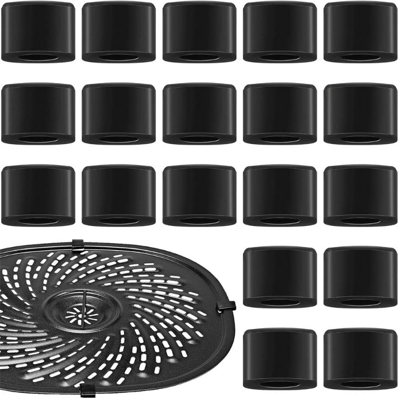 20Pcs Air Fryers Component Protectors Air Fryer Tray Feet Bumpers Air Fryer Bumpers Corner Protectors Air Fryer Bumpers
