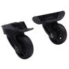 1 Pair Luggage Suitcase Wheels ABS Silent Suitcase Repairing Universal Casters Luggage Accessories for Replacement
