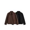 ACE Niche Men's Trendy Suede Lapel Casual Workwear Jacket HJ5823