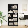 VidaXL Bookcase Black 80x24x176 Cm Engineered Wood, Bookshelf, Book Holder, Book Support, Cabinet of 857854