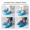 100/300PCS Disposable Waterproof Shoe Cover Plastic Non-slip Foot Cover Indoor PE Padded Shoe Cover