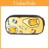 Estojo de Lápis Desenho Gudetama Ovo Preguiçoso Com Grande Capacidade Para Crianças Estudantes Material Escolar