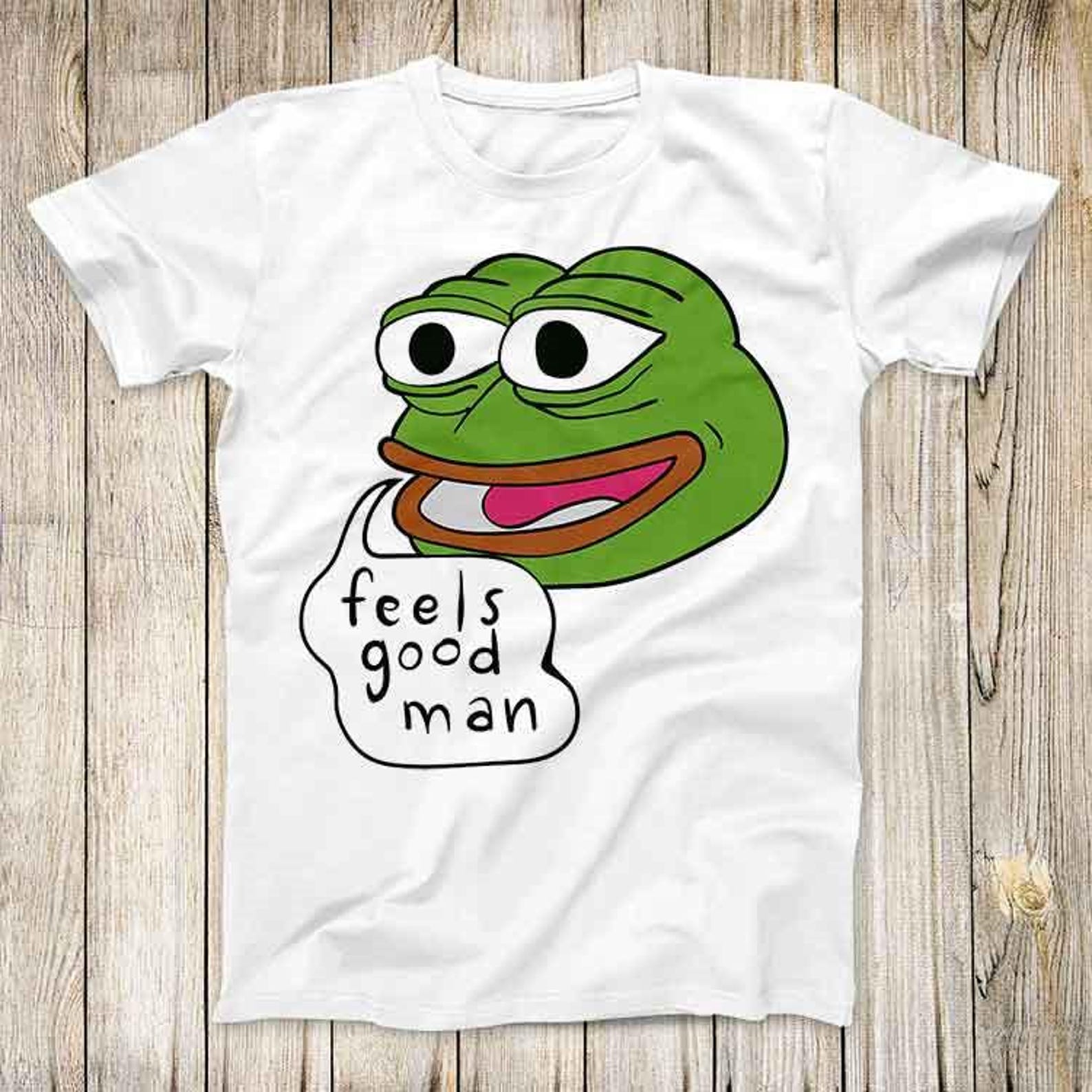 The Frog Star Feels Good Man Top Tee Best Seller Birthday Gift Men Women Unisex T-Shirt 3263 L