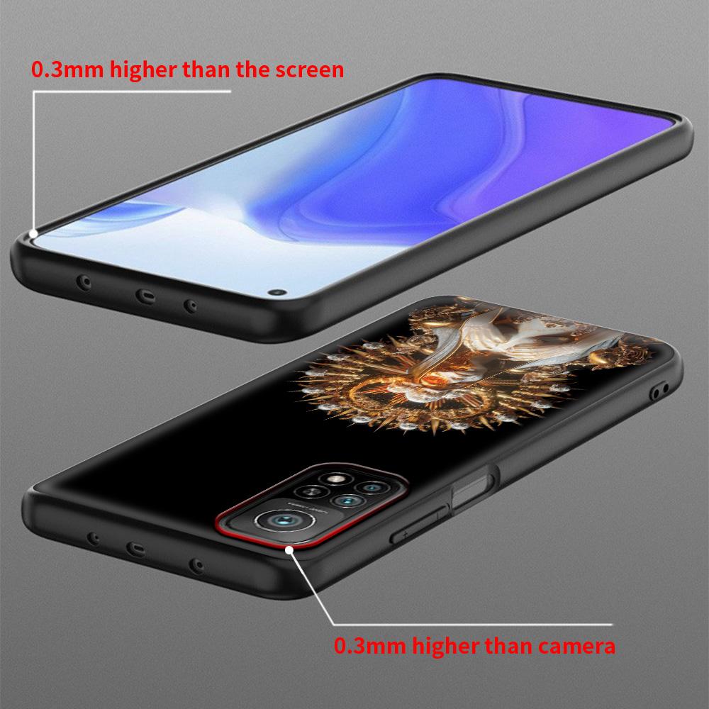 Czarne Miękkie Etui Na Xiaomi Mi Poco X3 NFC 10T Pro 11 11T Note 10 Lite 9T M3 F3 A2 F1 TPU Pokrowiec Na Telefon Komórkowy Różany Szkielet Czaszka