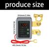 Remote Control Battery Disconnect Switches with LED Voltage Indicator and Auto Shutoff Protection for Cars Trucks and Boats