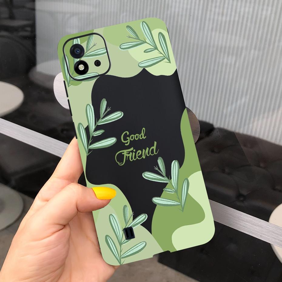 Lovely Pattern Phone Case For Realme C11 2021 C 11 2020 RMX2185 Macaroon Silicone Soft Cases Cover For Realme C11 (2021) RMX3231