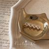 Hairpin Hairpin Pearl Mini Hairpin Point Heart Cubic