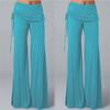 Women's Spring Summer Straight Wide Straight Hollow Wide Leg Pants Office Casual Pants Multicolor Dance Trousers