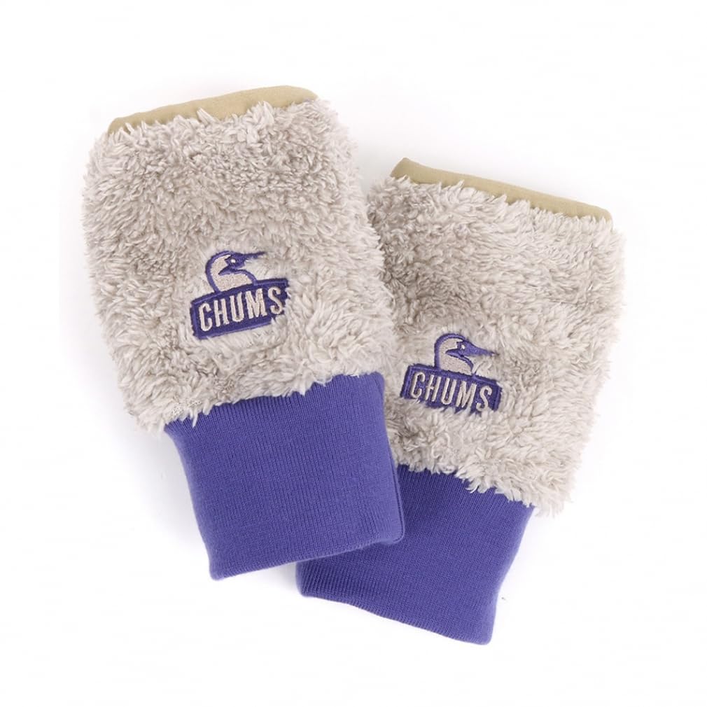

Gloves Bonding Fleece Cuff Gaiter Melange Gray Free [Chums]