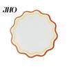 Quick-drying Place Mat Faux Leather Scalloped Placemat Heat-Resistant Non-slip Heat Insulation Reversible Waterproof Dining Table Protection