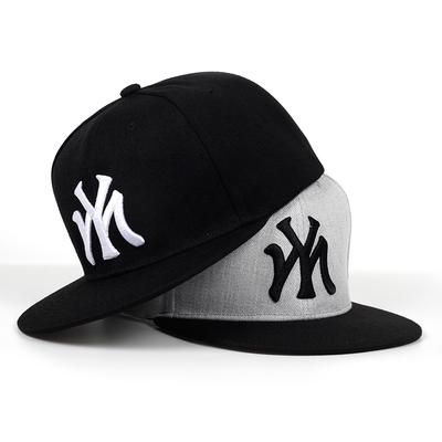 Baseballová čepice Hip Hop Venkovní použití Snapback kšiltovky Nastavitelné ploché kšiltovky Venkovní použití Kšiltovka s potiskem písmen a výšivkou