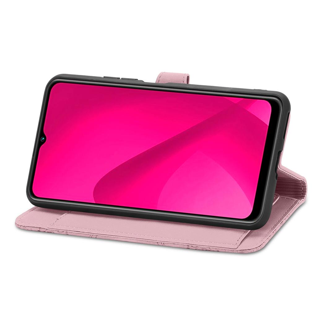 Zipper Wallet Case For Xiaomi Redmi 14C 4G/14R 5G/Poco C75 4G Flower Imprint PU Leather Phone Cover with Strap