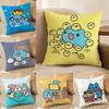 Bugcat CCapoo Cushion Cover Soft Plush DoubleSided Printed Sofa Pillow Cushion Cover  Cozy AllSeason Durable Decor Gift