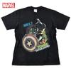EVERSOUL Marvel Kurzarm WHAT IF Captain American Comicfigur Größe M T-Shirt, Zombies, Amerika, Merchandise, Geschenk, Herren, Schwarz, [Gebraucht]