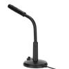 USB Desktop Microphone Plug and Play Desktop Omnidirectional Mic with Mute Button for PS4 Computer PC Laptop