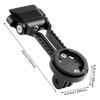 Adjustable Bike Speedometer Extension Holder Bicycles Headlight Cameras Stand Bicycles Handlebars Computer Brackets