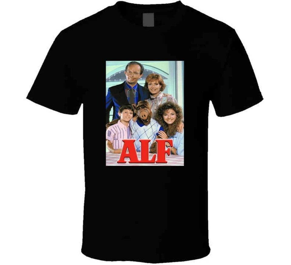 Alf Tv Show Tee Retro 1980s Television Sitcom Fan T Shirt 4XL