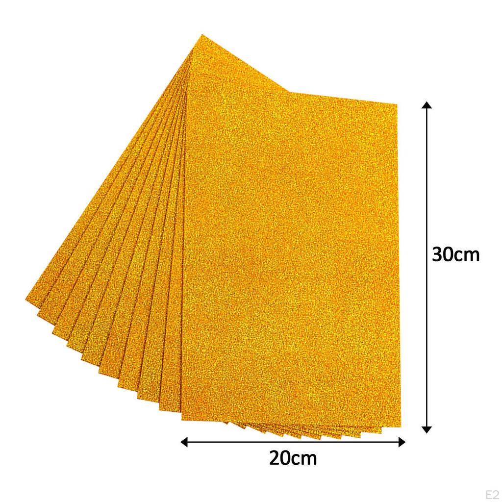 DIY Glitter Sponge Cardstock Craft Flash Paper for Collages Board