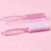 3pcs Nail Brush Cleaning Remove Dust Powder Plastic Cleaner for Acrylic UV Gel Nails Art Manicure Nail Care Accessories