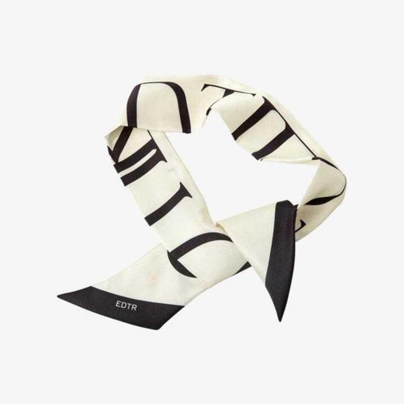 EDTR Cream EDTR Silk Scarf ED23A4FAZ0291