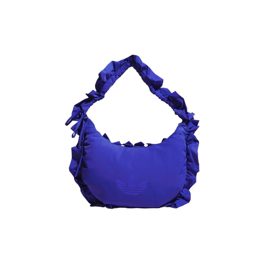 Adidas Originals RUFFLE Recycled Polyamide Handbag Large Womens Bright Blue One Size синий