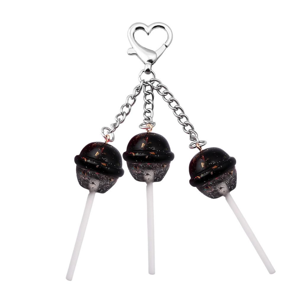 Cute Lollipop Shape Car Bag Pendant With Zinc Alloy For Gifts And Decorations