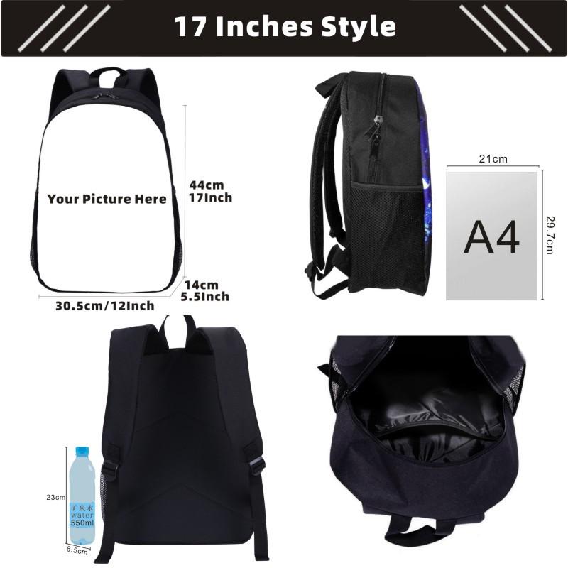Custom Design Digital Printing Elementary School Backpack for Boys and Girls