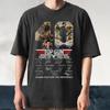 Top Gun 40th Anniversary Movie Graphics Men's Clothing T-shirt Cotton 2026 Summer New Classic Retro Fashion Streetwear T Shirt