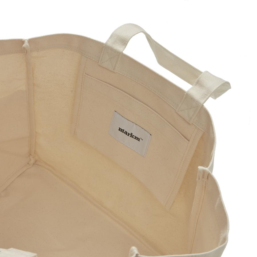 Markm Basic Logo Big Canvas Bag Ivory (Mhagh0701)