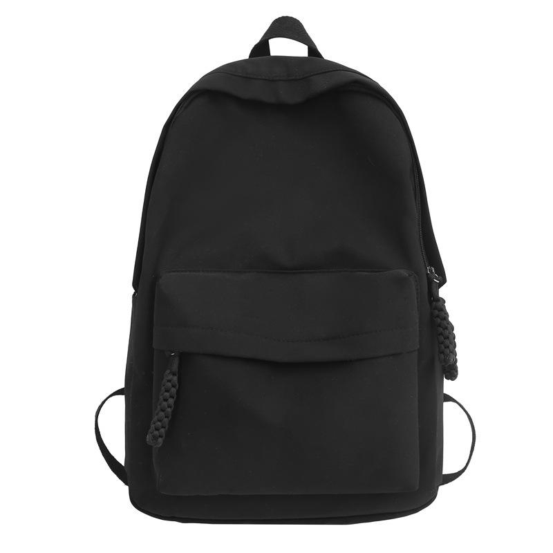 Girl Schoolbag Ženský cestovní batoh jednobarevný