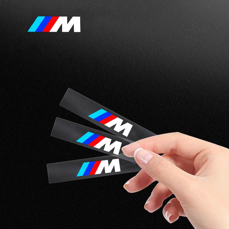 5/10pcs Car Interior Stickers Creative Decoration Decal Emblem Badge For BMW M F30 F10 E90 F20 E46 E60 E70 E39 E36 E87 E92 X2 X3 FY0