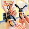 Sausage Jinnew Dog With Movable Spring Ear Resin Cartoon Pendant Keychain