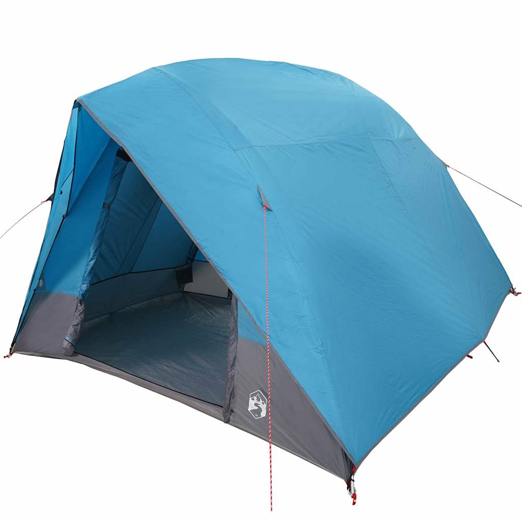 Camping Tent with Roof and Storage Blue 275 x 230 x 140 cm Taffeta