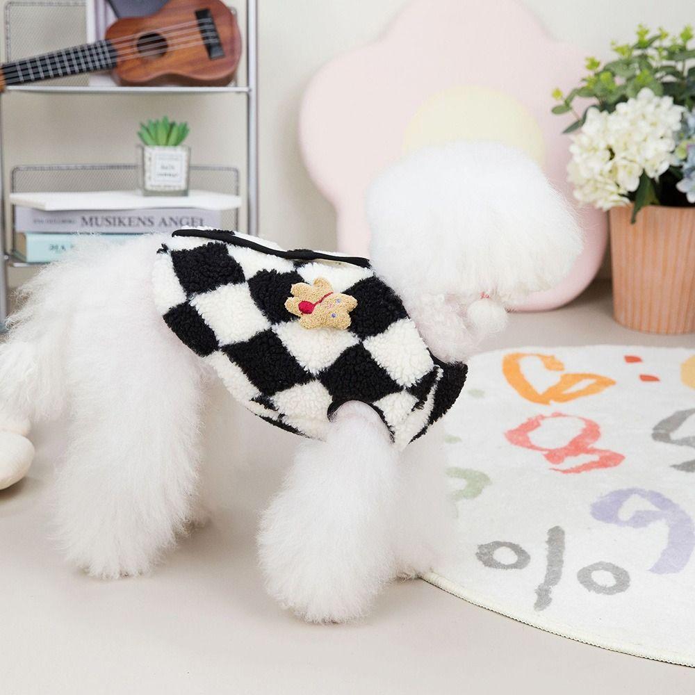 Cute Dog Coat Autumn Winter Pet Clothes Dog Vest Puppy Clothing Warm Sweater