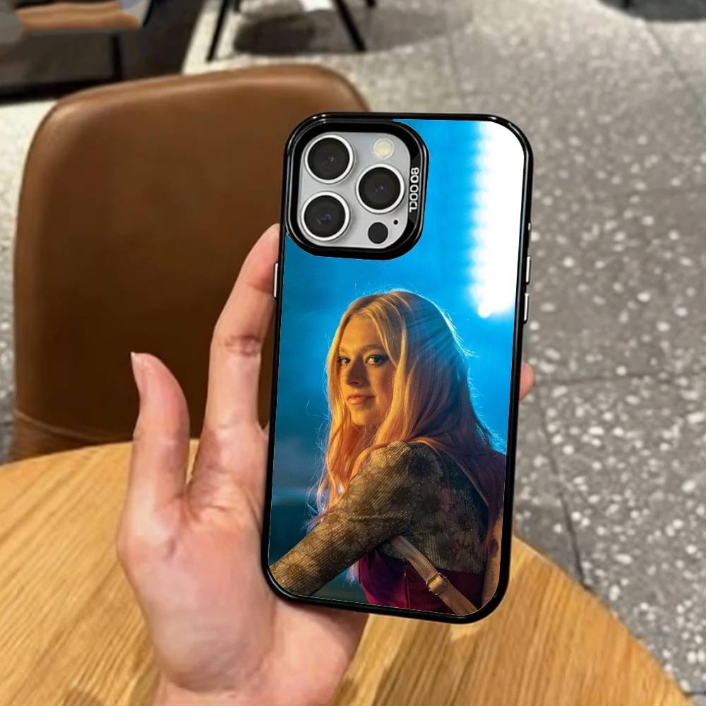 Embers E-Euphoria S-Season 3 Phone Case For iPhone17,16,15,14,13,12,11 Plus,Pro Max Colored Silver Plated Inside Cover