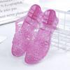 2024 New Arrival Fashion Slides Womens Jelly Flats Shoes Transparent Sandals Anti-slip Round Female Casual Non-slip Woman Sandal