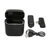 Collar clip microphone, wireless microphone, voice recording, intelligent noise reduction, video recording, interviews, programs, app compatible,