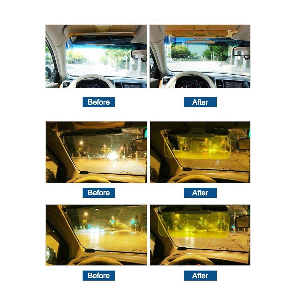 Adhesive-Free Sun Visor Extender UV Protection Anti-Glare Shield Universal Polarized Sun Visor Car
