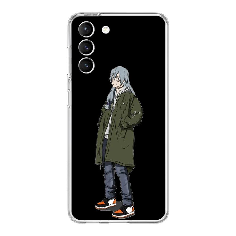 Módní Jujutsu Kaisen Cool pouzdro na telefon pro Samsung Galaxy S22 5G S20 Ultra S21 FE 5G S10E S9 S8 S10 Plus Note 20 10 Průhledný kryt