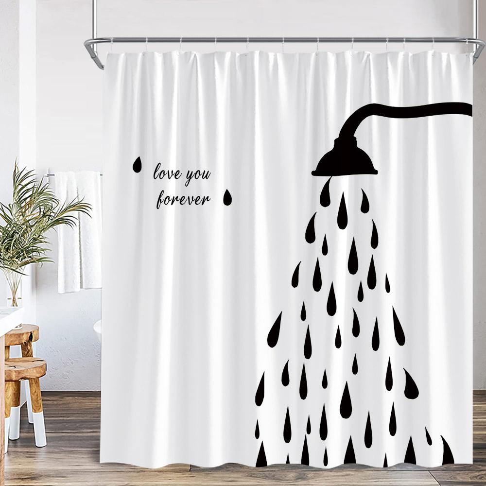 

Смешная мультяшная шторка для душа с животными, морская жизнь, купающийся пес, кошка, декор для детской ванной комнаты, детская полиэстеровая занавеска для ванны с крючками 120x180cm-47x70in