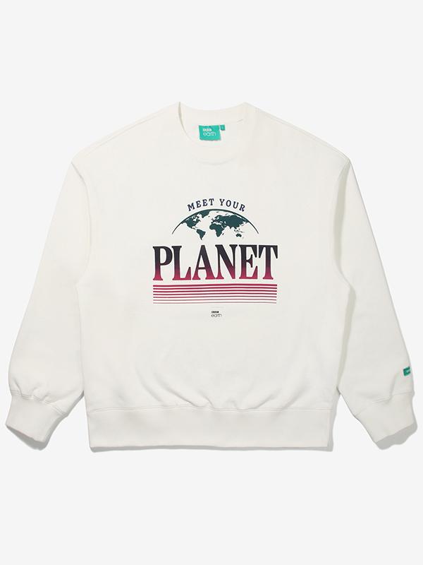Bbc Earth Planet Sweatshirt_White