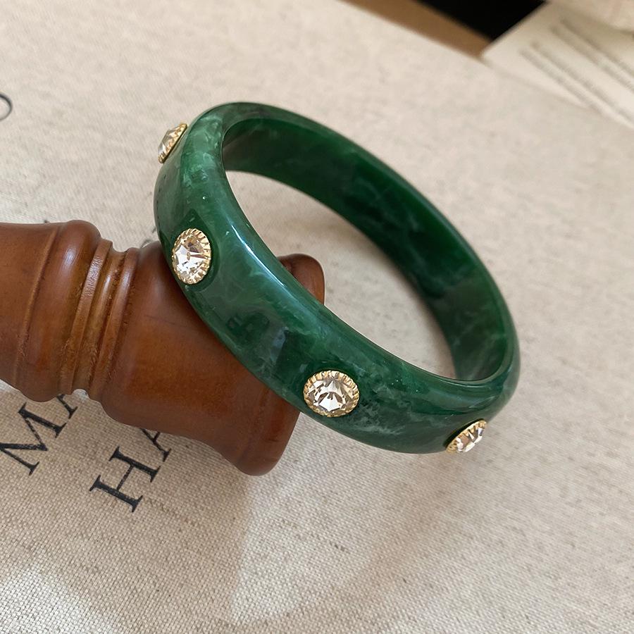 Pulsera geométrica de acrílico chic europea y americana – Joyería de mano elegante, versátil y de alta gama