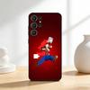 Anime Super M-MarioS Bros Phone Case For Samsung S26,S25,24,23,22,30,21,10,9,Ultra,Plus,Lite,Black Soft Case