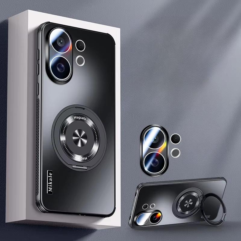 Für VIVO X200 FE Objektiv Kamera Folie Matt Hart Rückseite Hülle für VIVO S30 Pro Mini S 30 Magnetisch für Magsafe Ringhalter Ständer Abdeckung