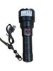 LED tactical flashlight, strong survival light, with 3400mah battery